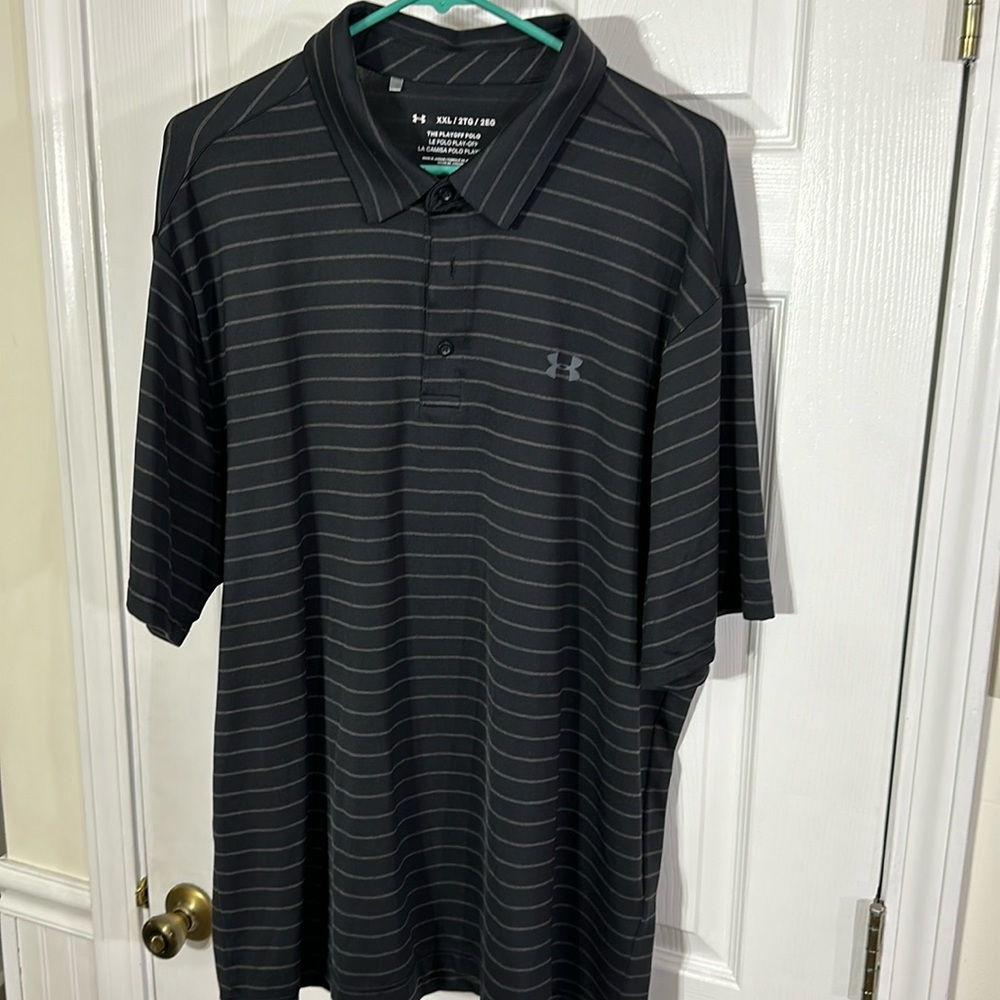 Men’s Under Armour XXL golf shirt.
